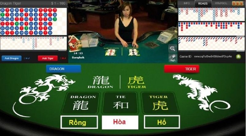 Rồng hổ là tựa game HOT tại Hello88